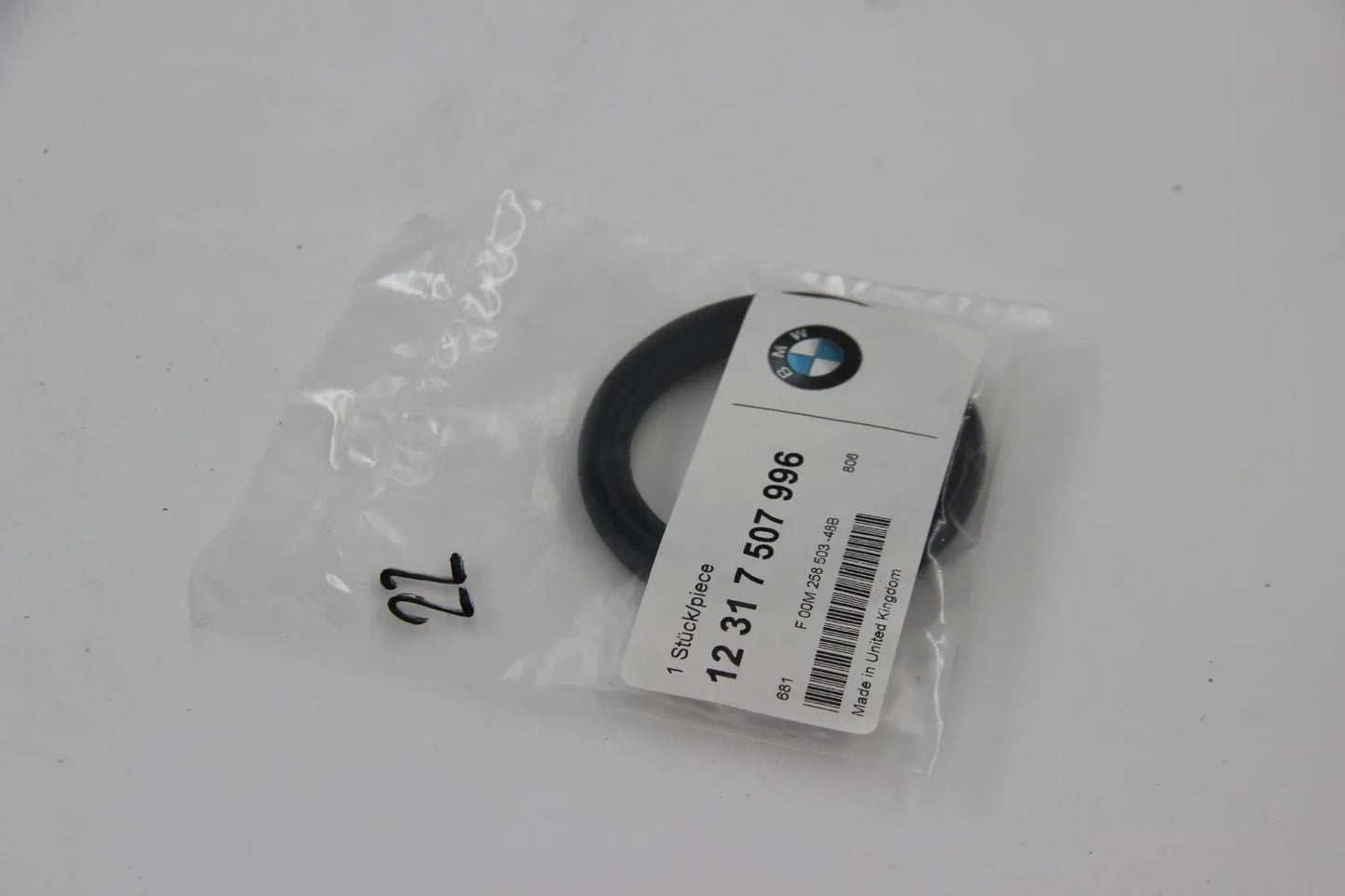 Original BMW E39 E38 E65  E53 Dichtring für Generator wassergekühlt 12317507996