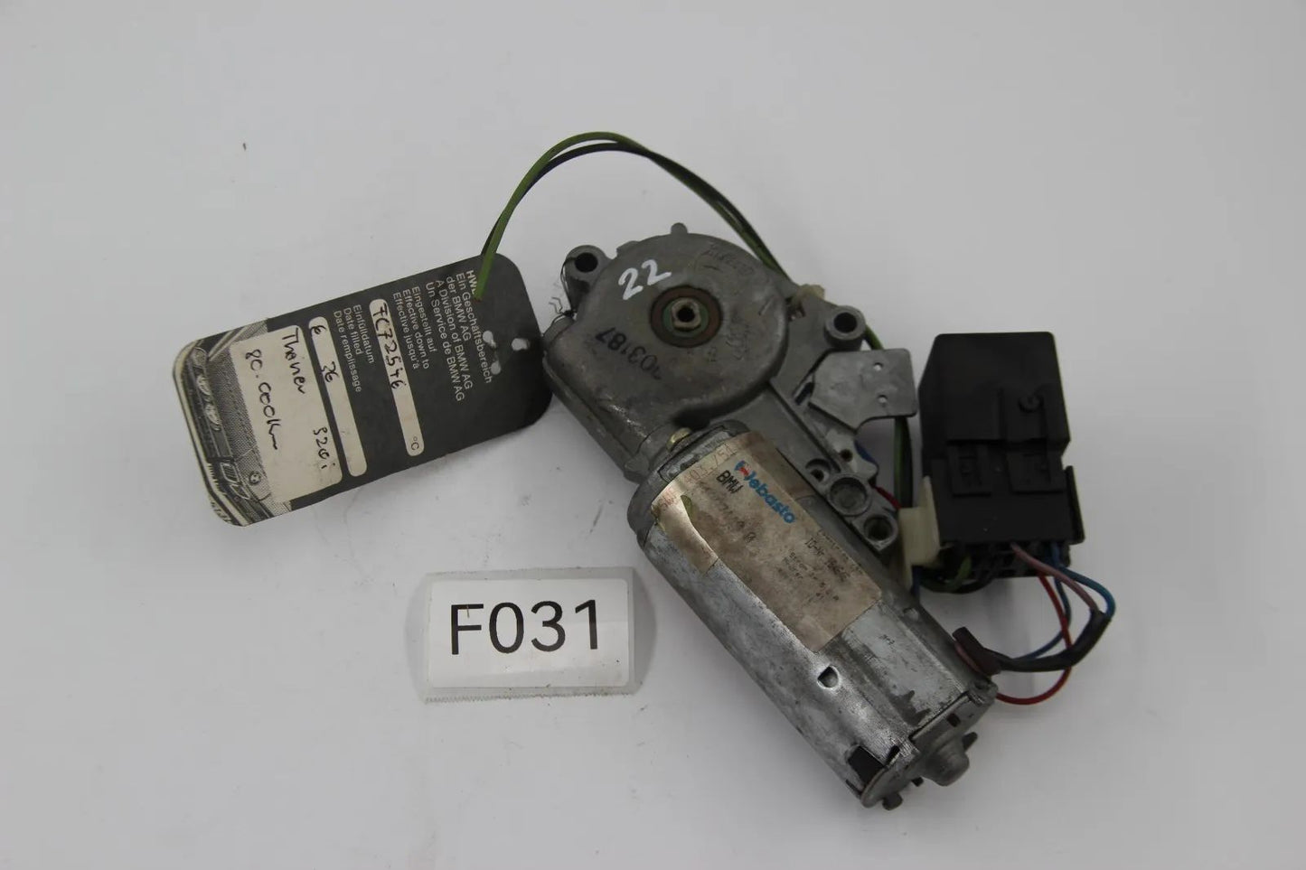 Original BMW E36 M50 Schiebedach - Motor + Relais  61358357852