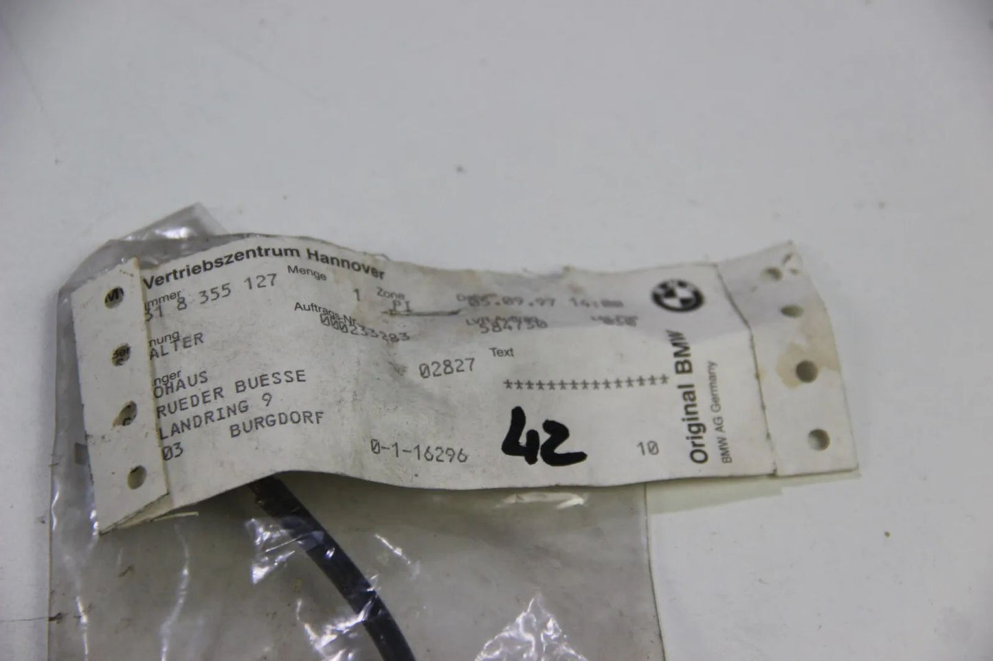 NEU Original BMW E34 E39 Schalter Microschalter heckscheibenschloss 61318355127