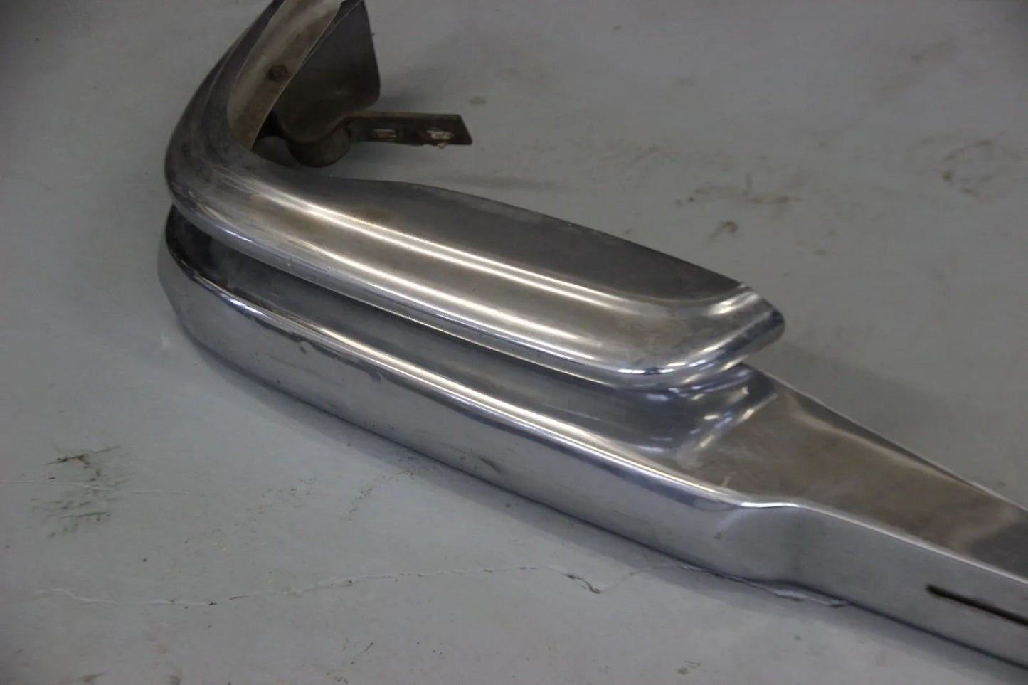 Original Mercedes W108 W109 S-Klasse Stoßstange Hinten Chrom o.Gummi Rear Bumper