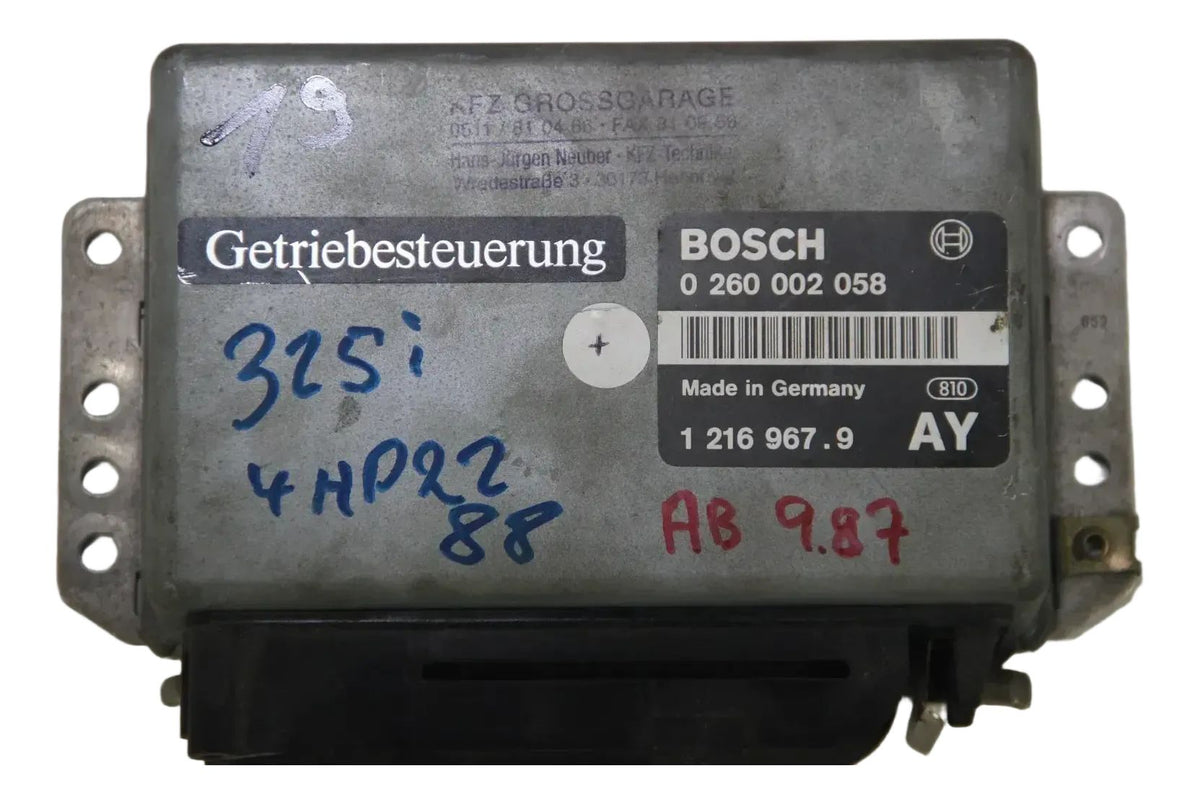 Original BMW E32 E34 Getriebe Steuergerät EGS 0260002058 Steuerung Module GCU