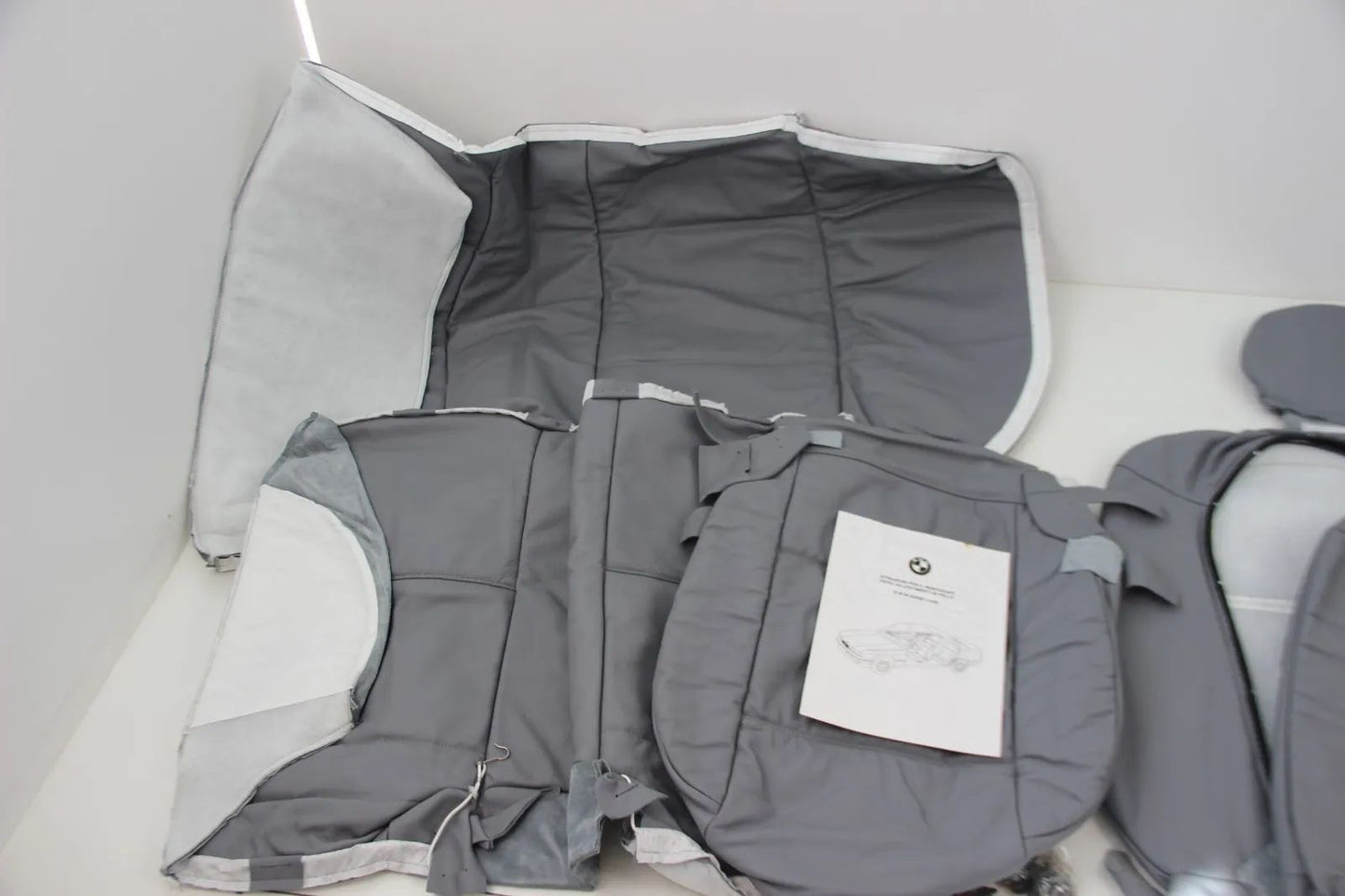 BMW E46 Limo Lederverkleidung/Bezug Innenausstattung grau NOS 99990460968 Neu