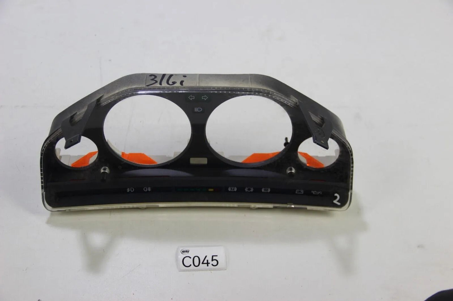 BMW E30 316i 318i	Kombiinstrument Tacho Gehäuse für Tachos mit Quartz Uhr