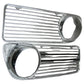 BMW E10 2002 ti tii Ziergitter links + rechts chrom Mitte chrom/schwarz Blende schwarz 1808473 1808474 1801577 1817840