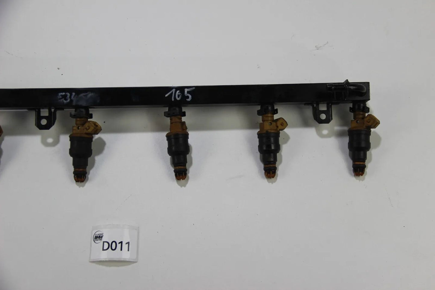 Original BMW E34 535i Einspritzleiste Fuelrail mit Injektoren Benzin 5er