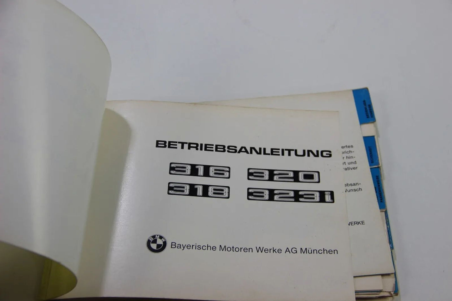 Original BMW E21 316 - 325 Betriebsanleitung 01409760600 Bedienungsanleitung 3er