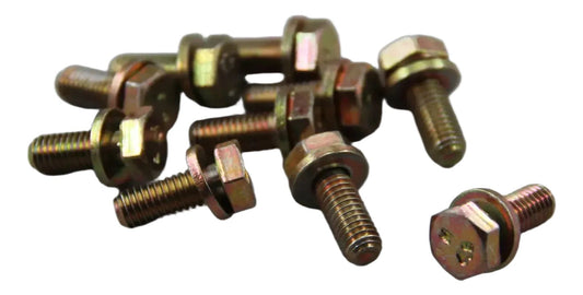 Orig. BMW E10 E30 10x Sechskantschraube mit Scheibe M6X16-Z1 NOS NLA 07119915039