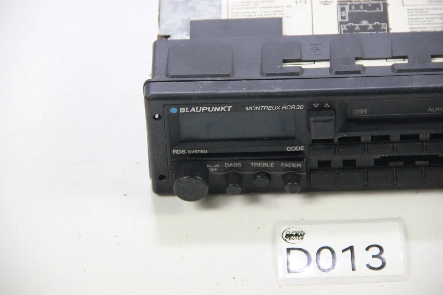Original Blaupunkt Monteux RCR 30 Radio Autoradio Auto