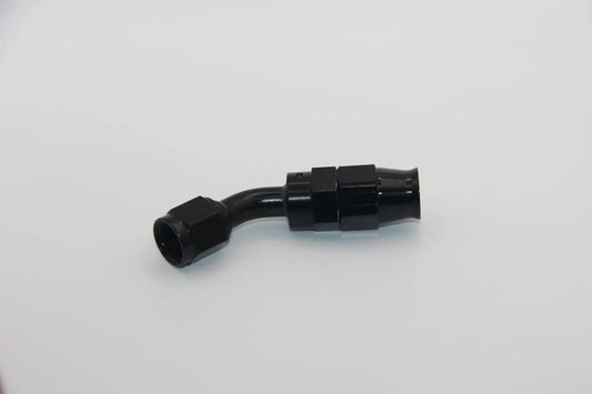 AN6 Alu Fitting 45 Grad NEU Dash6 Winkel schwarz Verbinder AN-6
