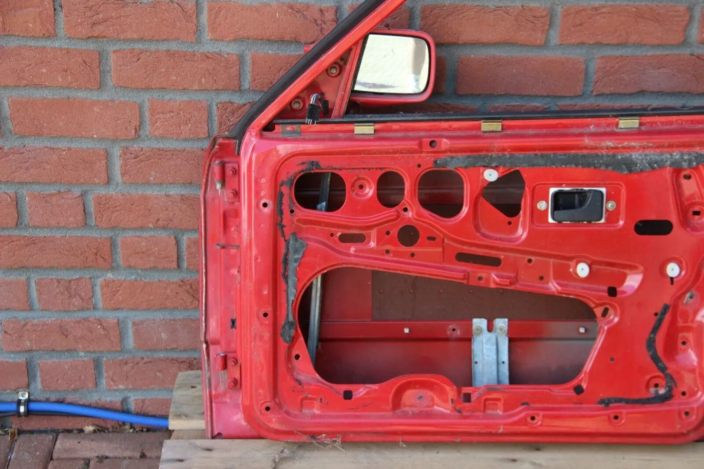 Original BMW E30 Limo/Touring Beifahrertür vorne rechts 4-Türer Brilliantrot 3er