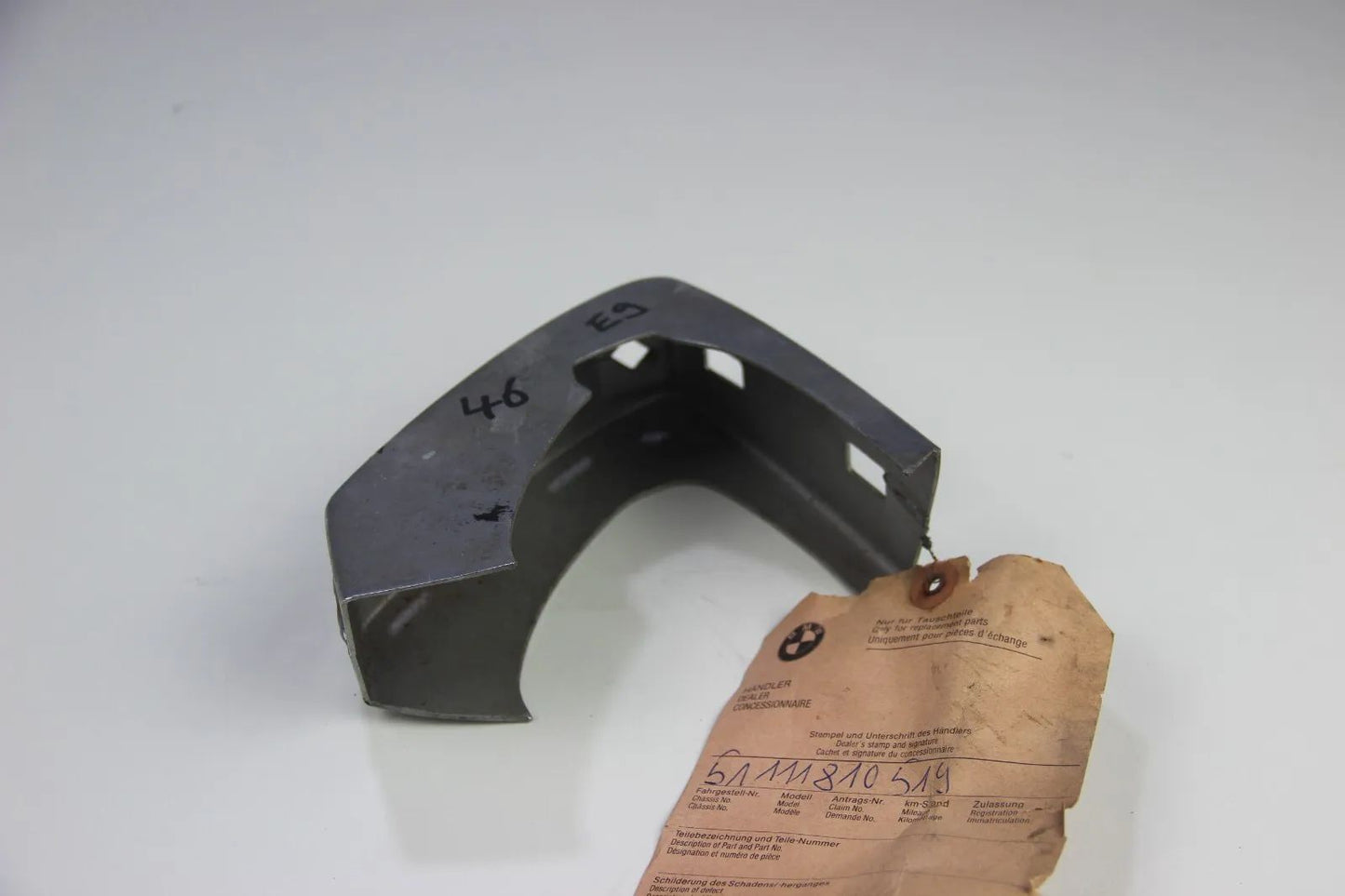 Original BMW Stoßstangen Horn Chrom E10 1502-2002 Turbo Chromgelb 51111814701