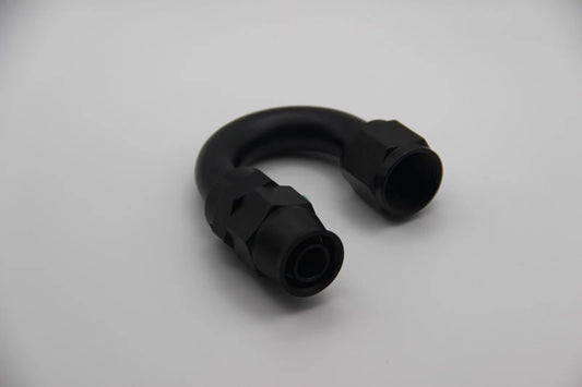 AN10 Alu Fitting 180 Grad NEU Dash10 Winkel schwarz Verbinder AN-10