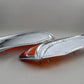 Original BMW NK 1800 2000 Lichtscheibe R + L chrom mit Chromleiste, Dichtung NOS NLA 8754115 8754116 / 24702 / 224701