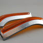 Original BMW E10 2002 Blinker Blinkerglas L + R Chrom mit Dichtung NOS K22625