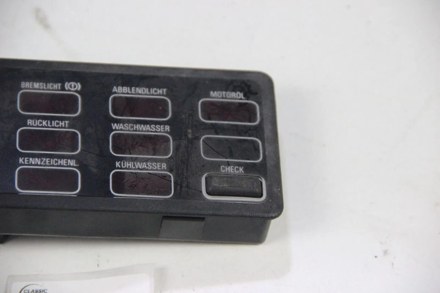Original BMW E30 3er Check Control Bosch M3 S14 deutsch 1368956 Abfrageeinheit