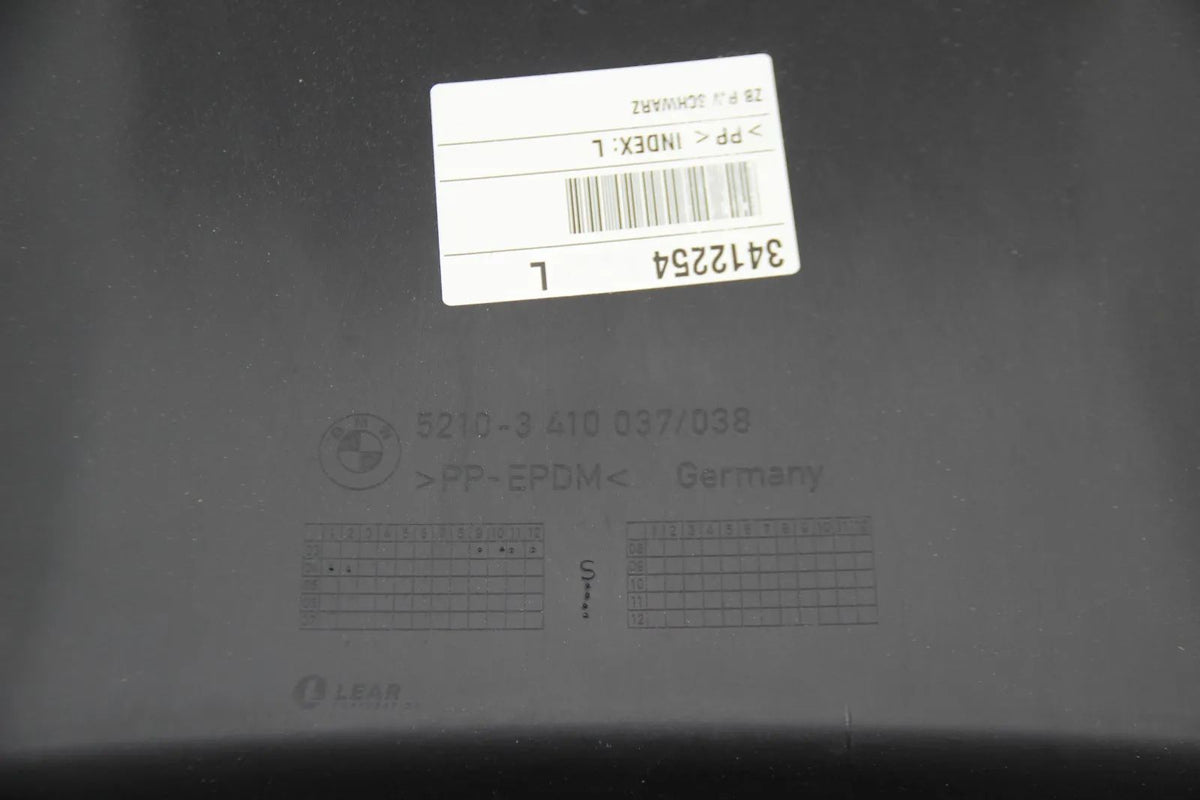 BMW E83 X3 Serie Rückenlehnenabdeckung Sitzrückenverkleidung NOS 52103410037