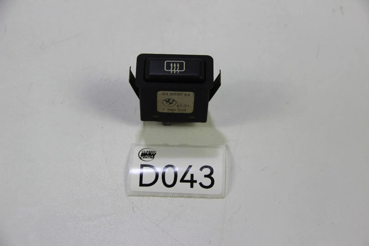 Original BMW E30 E28 Heckscheibenheizung Schalter elektrisch Heizbar 1380338