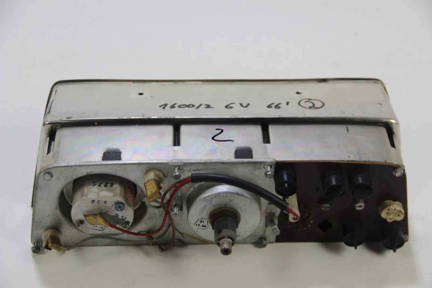 Original BMW 1600/2  Kombiinstrument Tacho 6V 1966 Chrom Cluster Speedometer