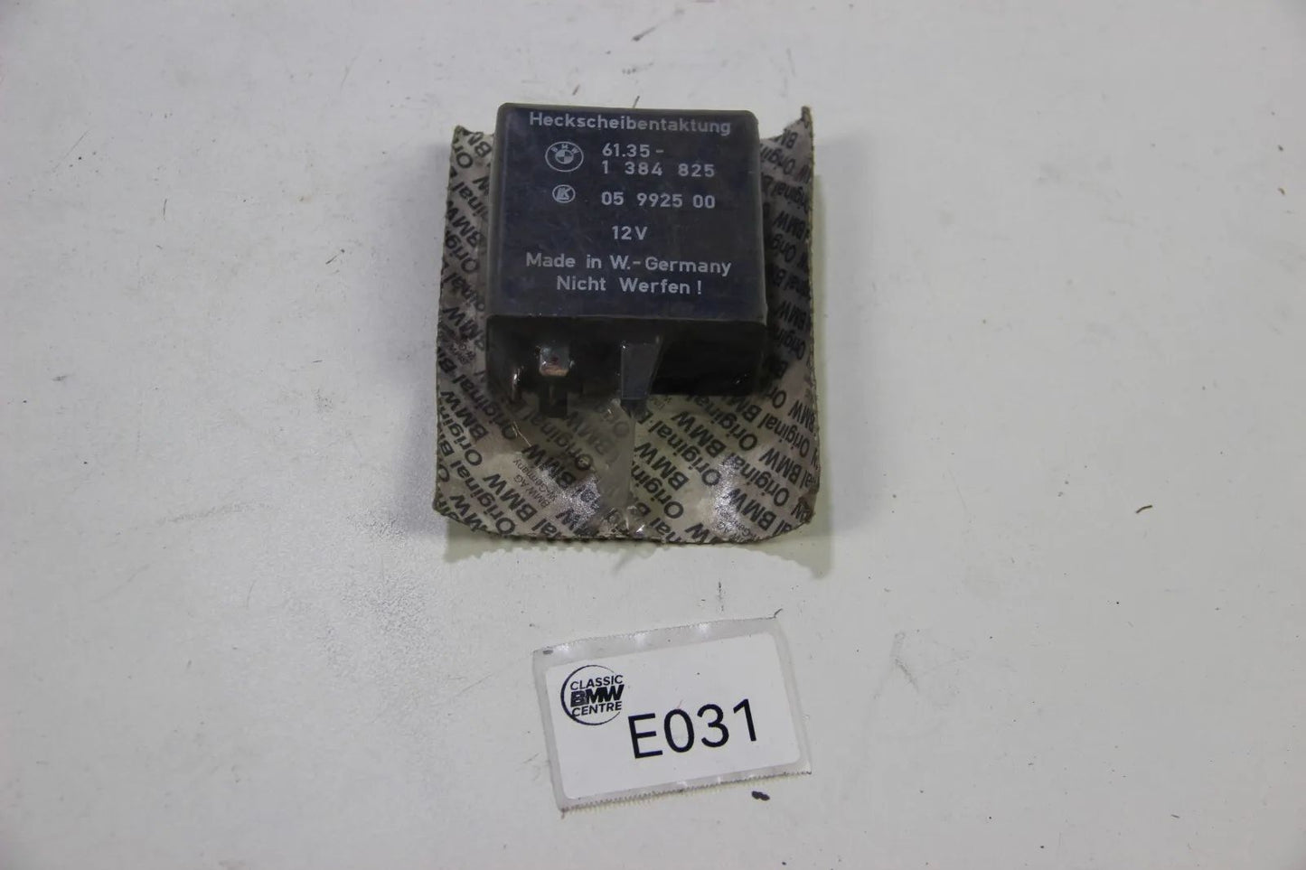 NEU Original BMW Steuergerät Heizung Hechkscheibe 1384825 New Old Stock