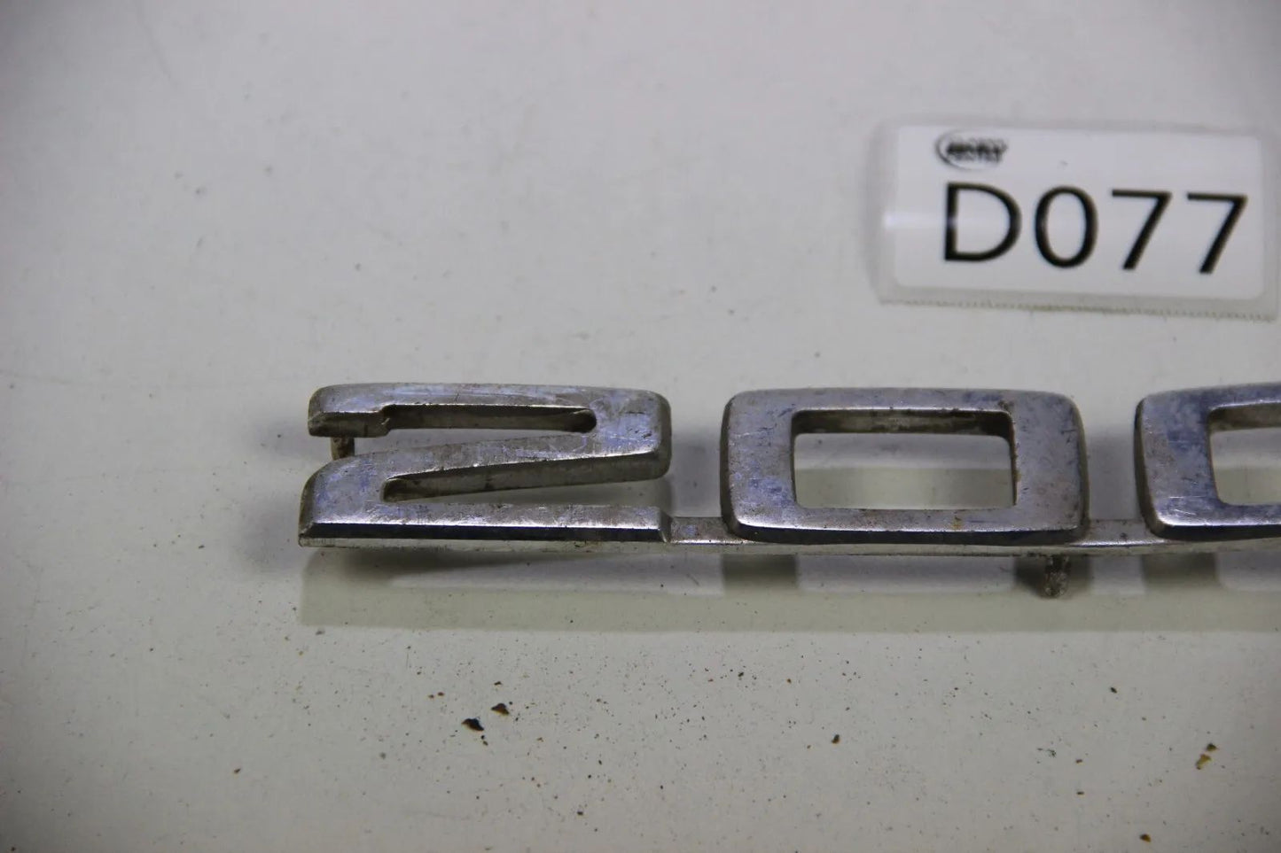 Original BMW E10 Modellbezeichnung Schriftzug Badge 2002 Kofferraumklappe