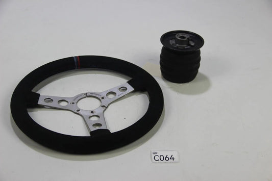 BMW E9 E3 E12 E24 E21 italvolanti Indianapolis ATI 1 frisch bezogen Alcantara