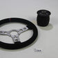 BMW E9 E3 E12 E24 E21 italvolanti Indianapolis ATI 1 frisch bezogen Alcantara