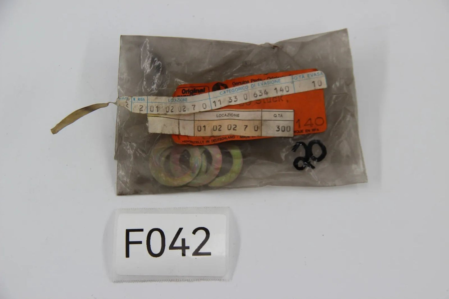 BMW E10 E3 E9 E21 E30 E12 E28  Unterlegscheibe Ventilsteuerung 4x 11330634140