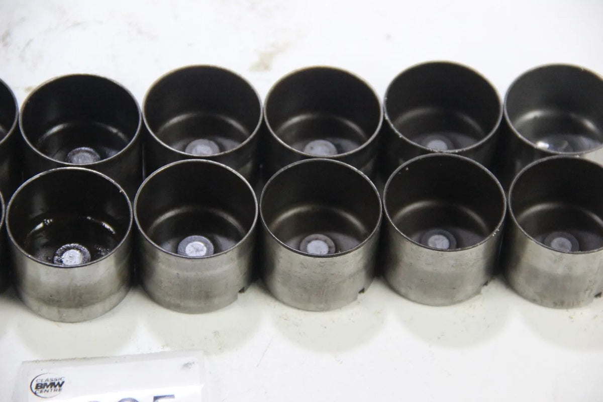 Original BMW E30 M3 S14 3er 16x Tassenstößel Satz mit Shims 11341308158