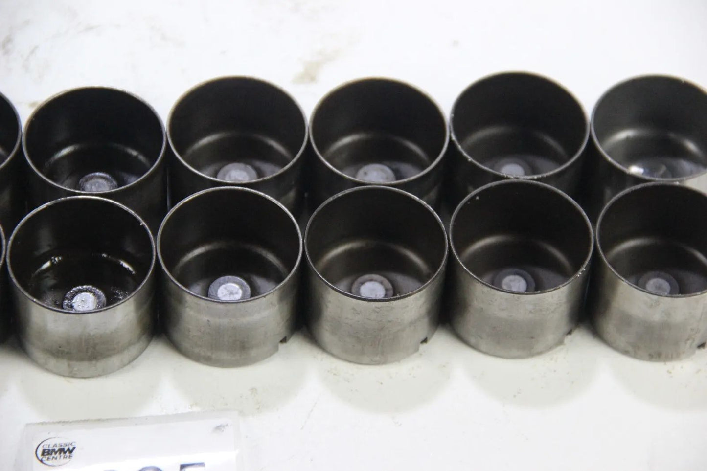 Original BMW E30 M3 S14 3er 16x Tassenstößel Satz mit Shims 11341308158