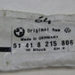 NEU Original BMW E90 E91 E93 Beil Scheibe Einsteckbefestiger 51418215806