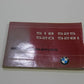Original BMW E12 Betriebsanleitung Bedienungsanleitung 01409760760 528i 525i