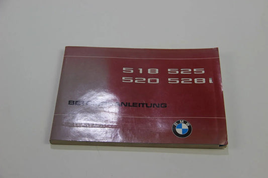 Original BMW E12 Betriebsanleitung Bedienungsanleitung 01409760760 528i 525i