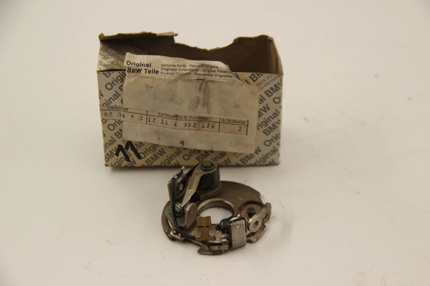 Original BMW E10 E3 E9 NK E12 Unterbrecherplatte Zündverteiler 12111352174