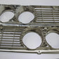 Original BMW E12 5er Zierleiste Scheinwerfer Rahmen Grille paar 1848113 1848114