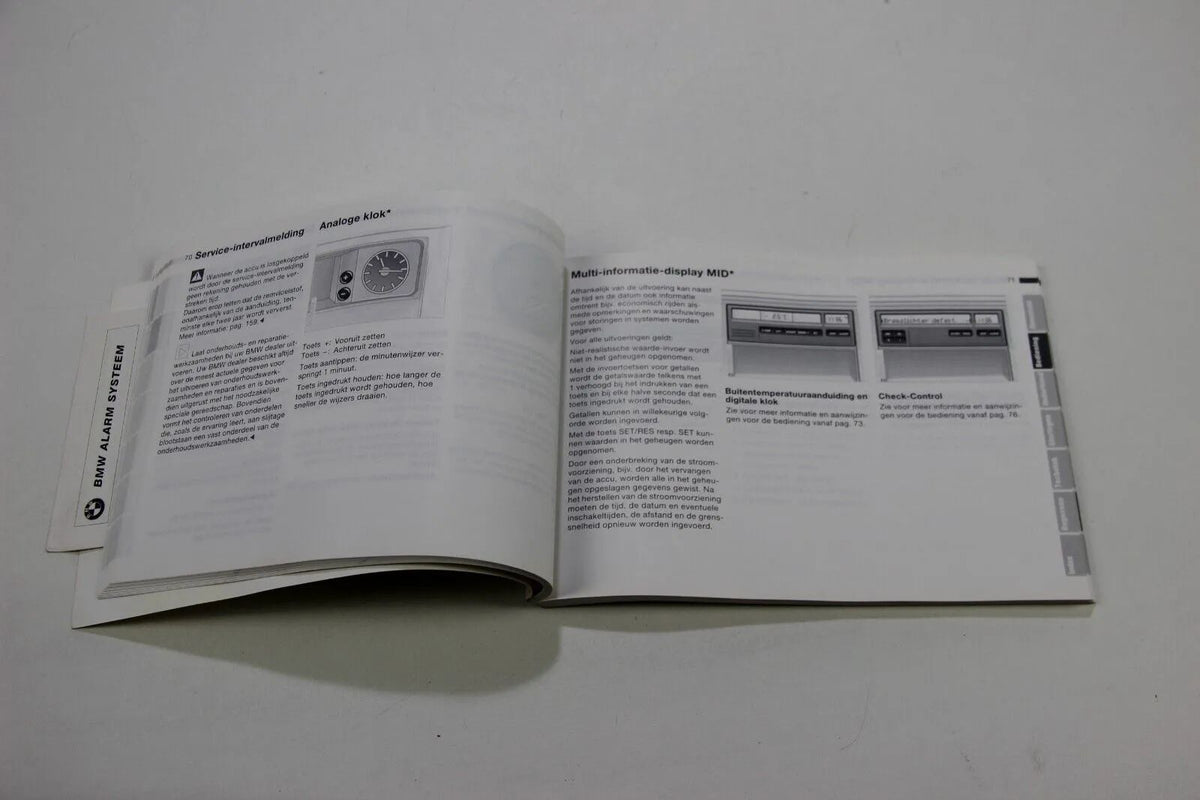 Original BMW E36 Betriebsanleitung niederländisch Handleiding 01469790626 3er