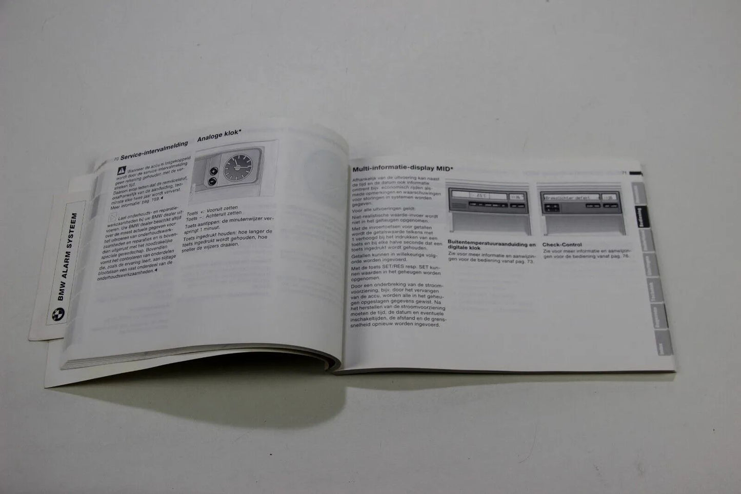 Original BMW E36 Betriebsanleitung niederländisch Handleiding 01469790626 3er