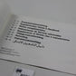 Original BMW E30 Touring Zusatzbetriebsanleitung 01499781103 Manual