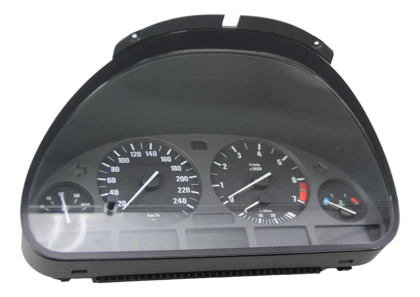 Orig. BMW E39 520i-540i Tacho Instrumentenkombination uncodiert KM/H 62106942225