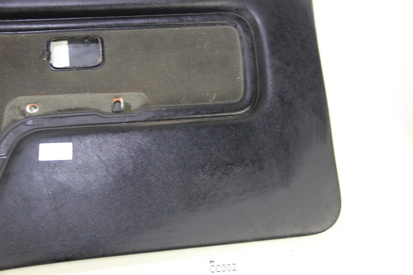 Original BMW E30 2-Türer Türpappe Türverkleidung rechts Leder schwarz Stoff