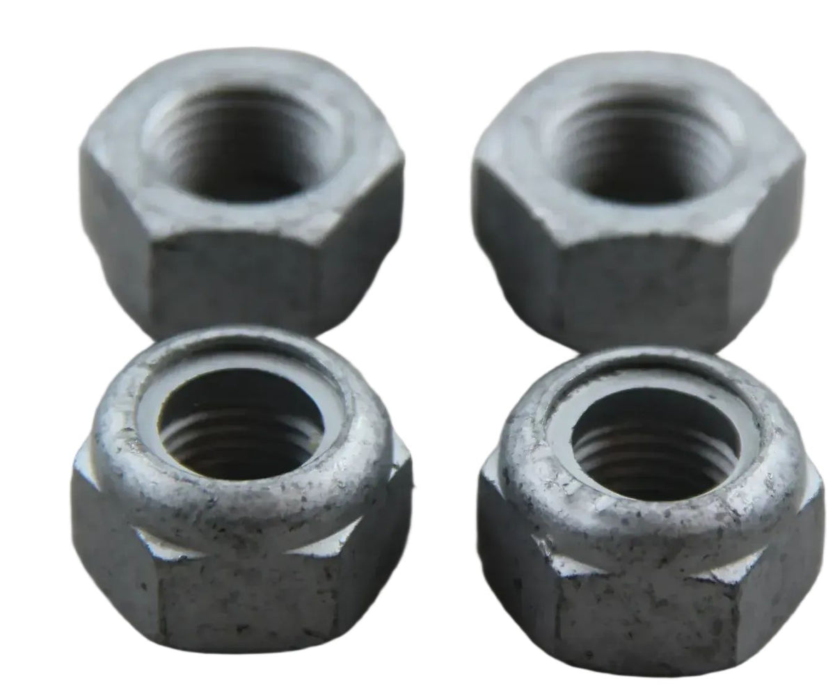 BMW E10 4x Sechskantmutter selbstsichernd CrVI-frei M14X1,5-05 ZNS3 31106774714