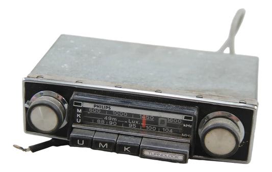 Original Philips  Spyder De Luxe Autoradio Radio Mercedes-Benz Porsche Vintage