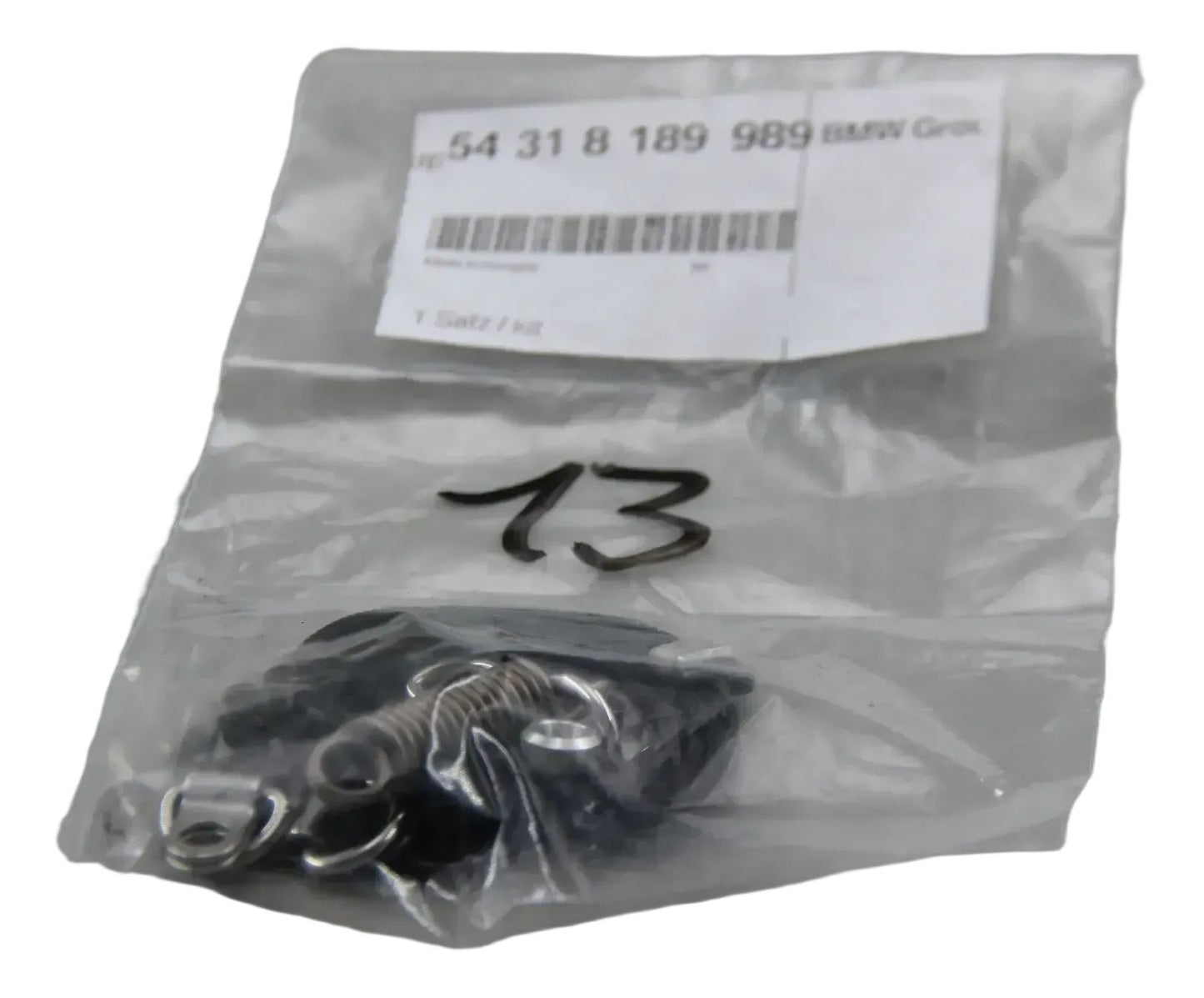 Original BMW E36 Cabrio Rep.Satz Spannseil am Himmel C-Säule schwarz 54318189989