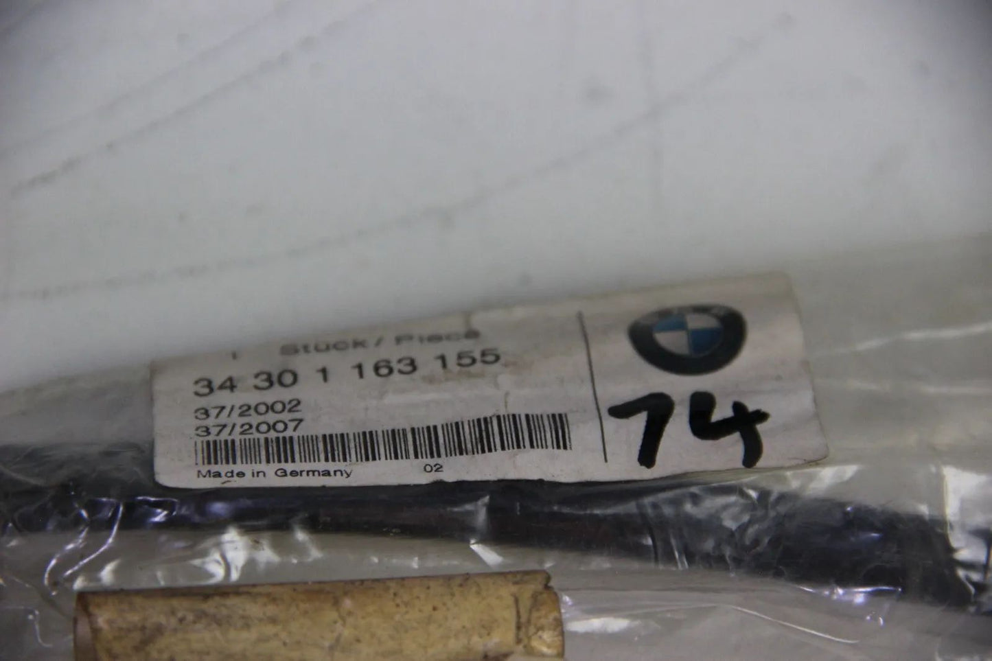 Original BMW E38 7er  Bremssschlauch vorne Bremsleitung Brake Line 34301163155