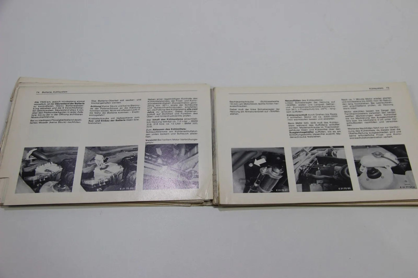 Original BMW E21 316 - 325 Betriebsanleitung 01409760600 Bedienungsanleitung 3er