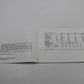 Original BMW Zusatzbetriebsanleitung Katalysatormodelle 01499780609 Bedienungsan