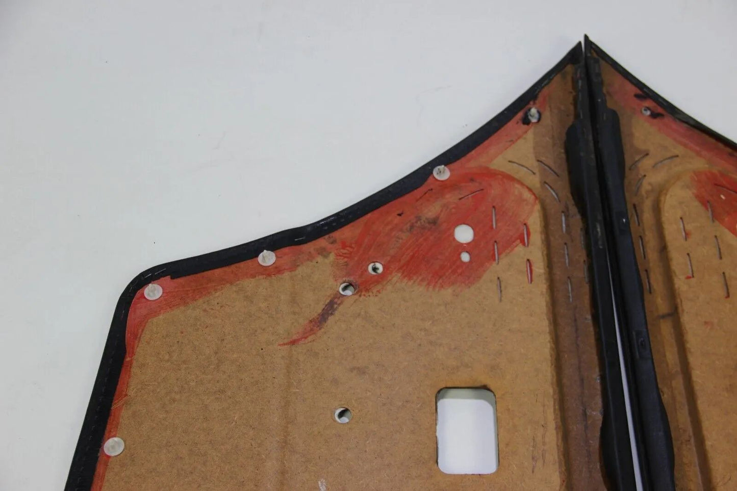 Original BMW E30 Limo Touring Türpappe Türverkleidung links rechts Leder schwarz