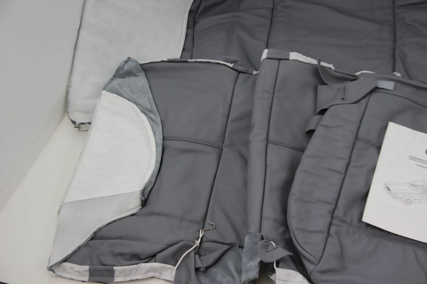 BMW E46 Limo Lederverkleidung/Bezug Innenausstattung grau NOS 99990460968 Neu