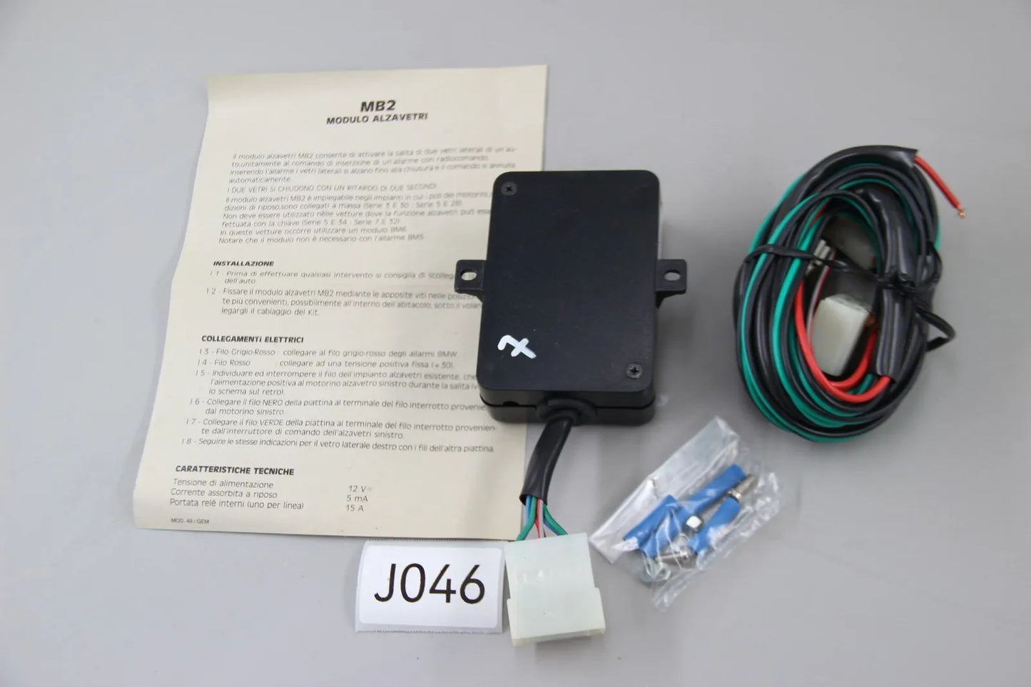 Original BMW E30 E28 Fensterhebermodul Steuereinheit Fensterheber 99992000122