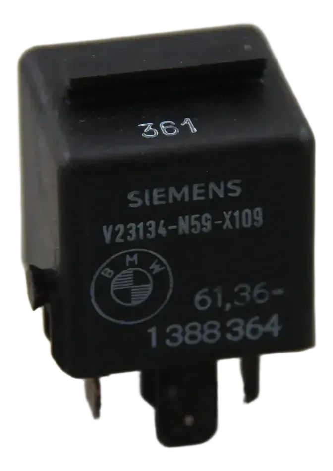 Original BMW E30 E46 E34 E32 E31 Z3 Relais Doppelschliesser schwarz 61361388364