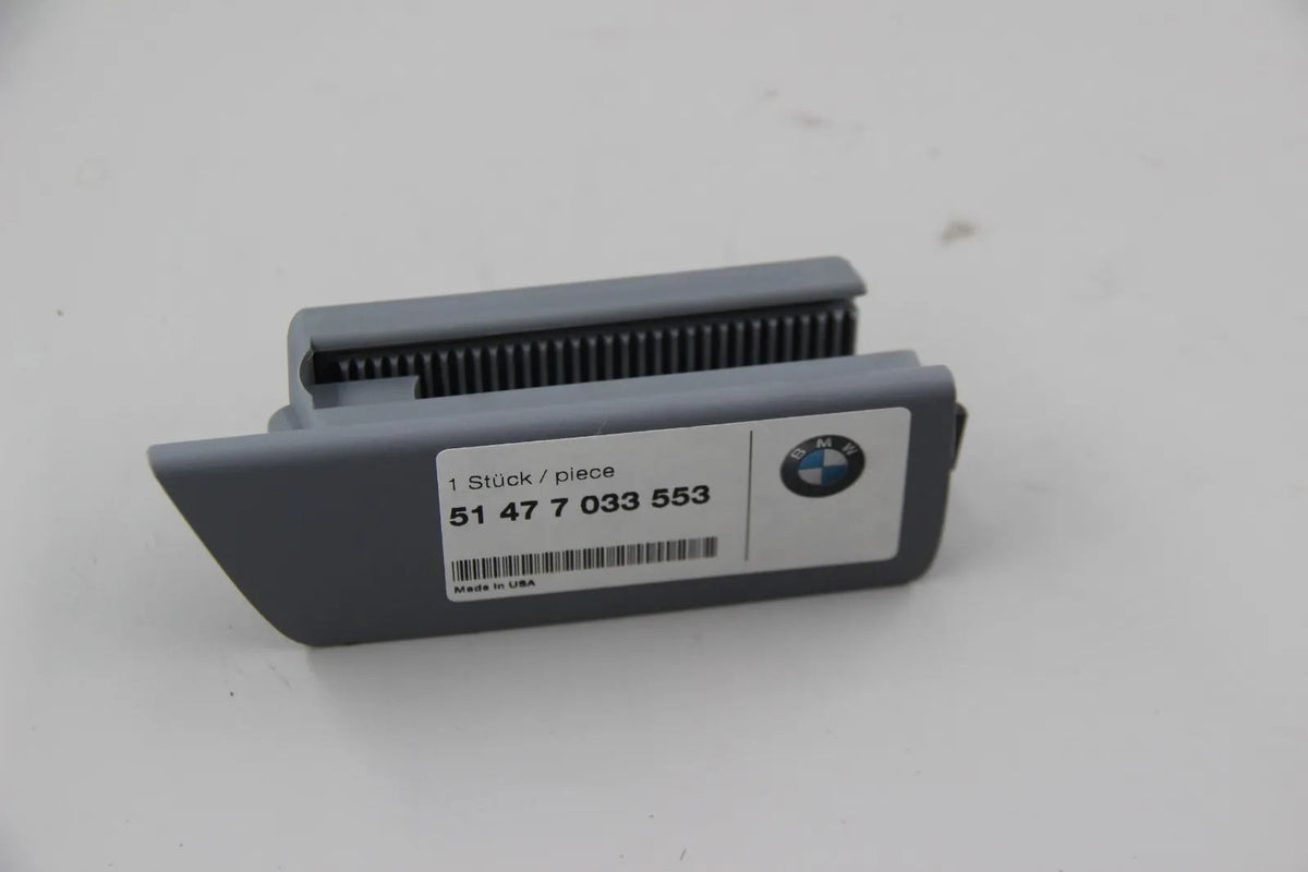 Original BMW E53 X5 Serie Aufnahme Sichtschutzrollo links Grau 51477033553